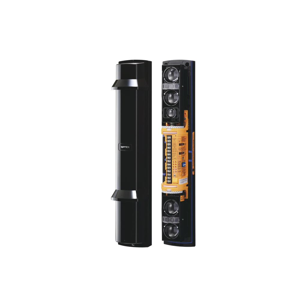 [SL650QDM] Barrera fotoelectrica de 200 metros 4 rayos  4 canales  doble modulación y transmision automatica de potencia del rayo