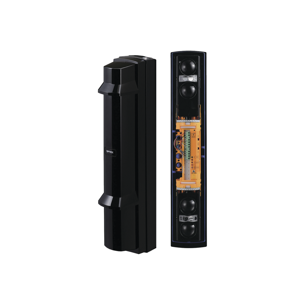 [SL-350QFR(B)] Barrera fotoeléctrica de 100 metros 4 rayos  4 canales / Alimentación por baterías incluidas