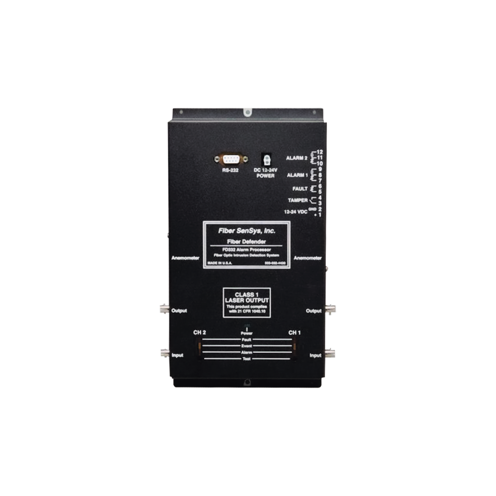 Sensor de Seguridad Perimetral de 2 Zonas / Detección por Fibra Óptica Sensitiva/ Rango de 0 hasta 5 Km de Detección / Comunicación IP