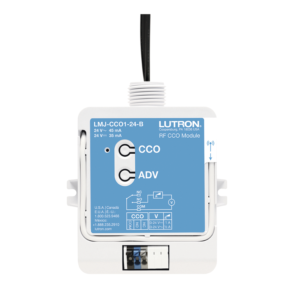 (RadioRA3) Modulo relevador de salida contacto seco NC, NO