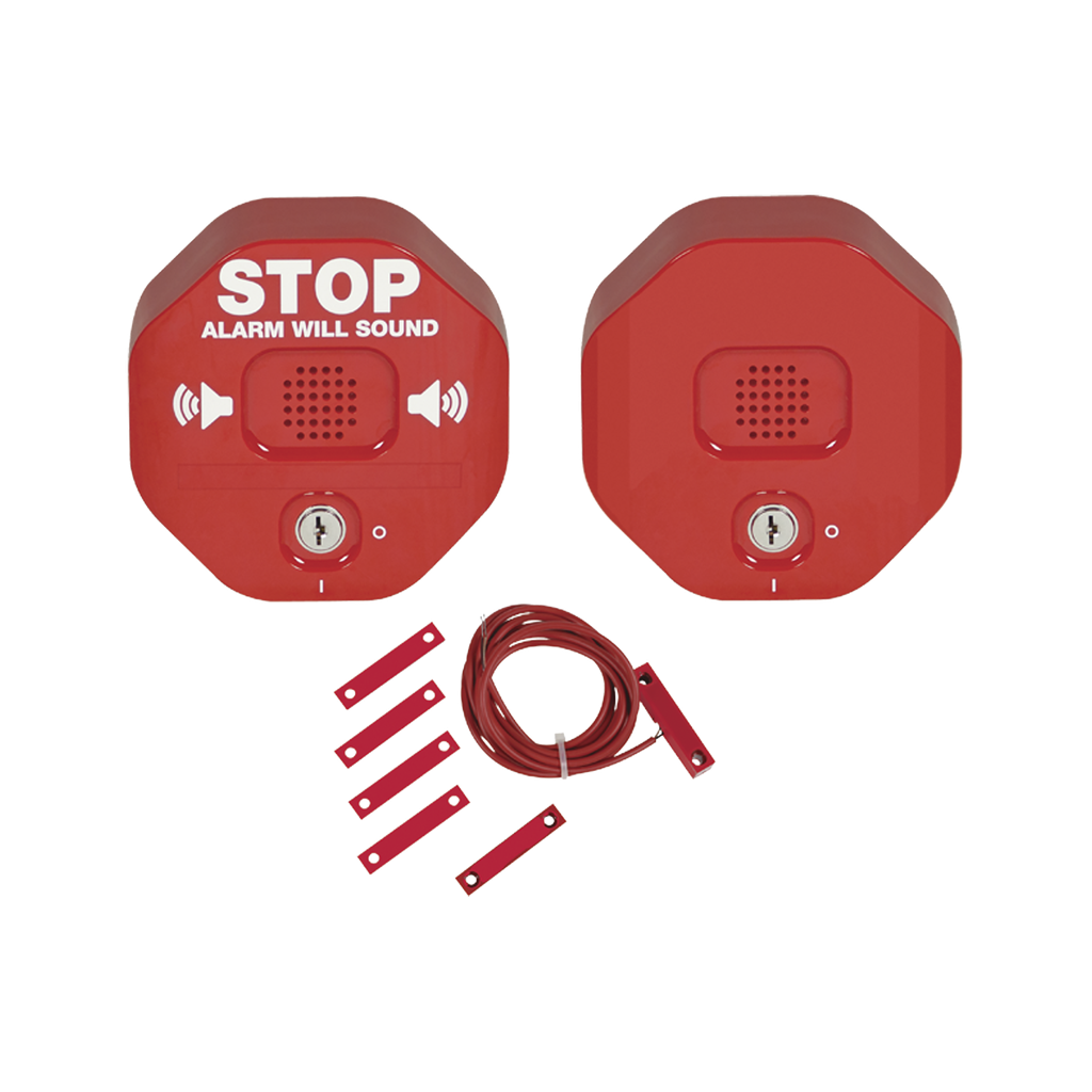 Alarma Multifunción Exit Stopper® Con Bocina Remota, Para Puertas Dobles, Solo Interiores