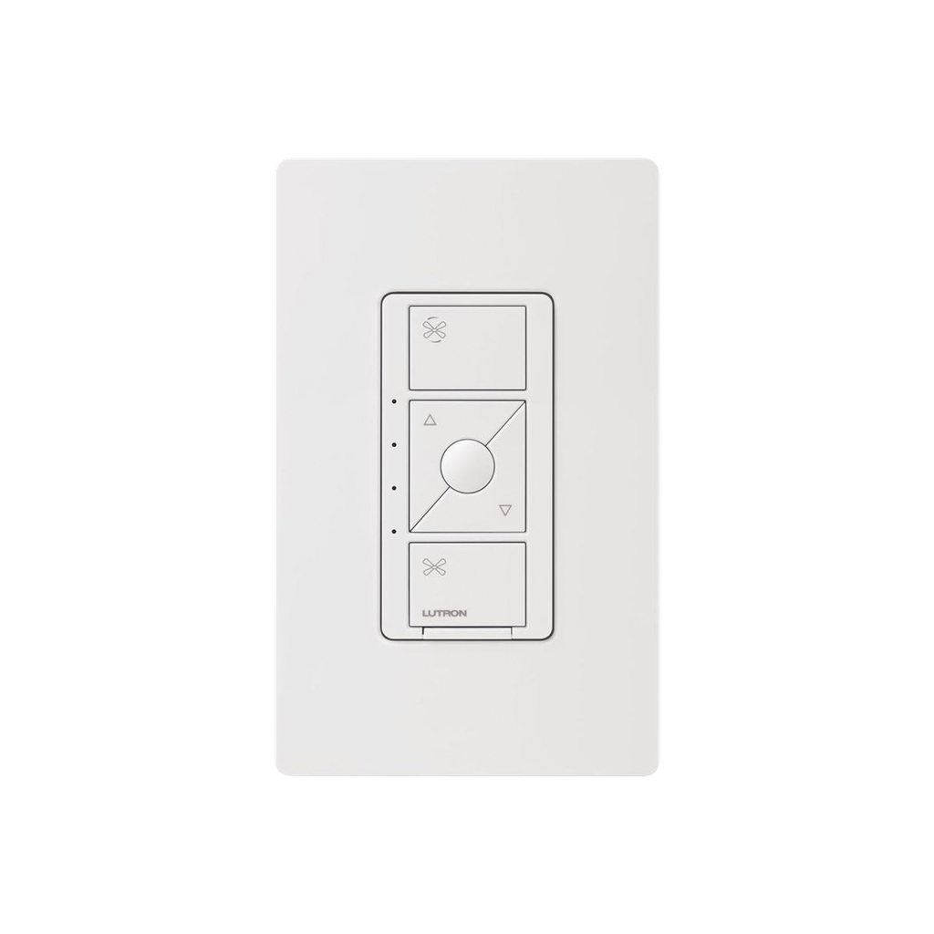 (Caseta Wireless) Control de velocidad inalámbrico para ventilador de techo, un solo polo.