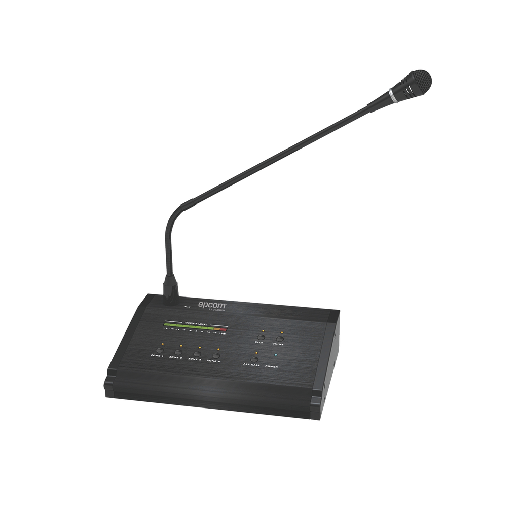 [SF-4012] SF-4012 Micrófono a Distancia de 4 Zonas para Sistema de Voceo SF4240MP | No compatible con SF4240UC o SF2240UC