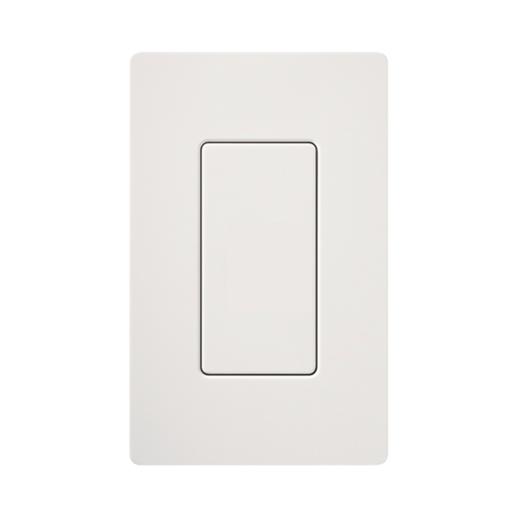 Placa ciega de pared color blanco Snow