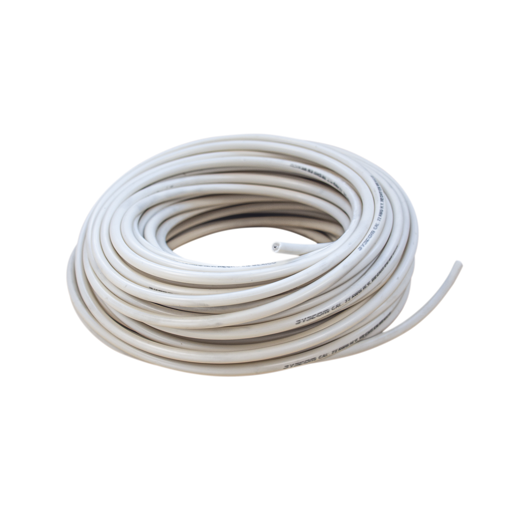 [AWG25] Cable doble aislado de alta durabilidad para cercas electrificadas Bobina con 25 mts (Cable bujia)