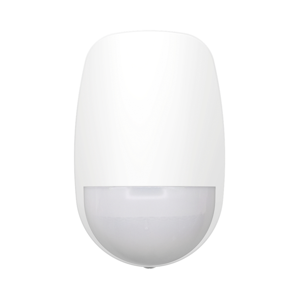 [DS-PDD12P-EG2-WB] (AX PRO) Detector PIR Inalámbrico de Doble Tecnología / Inmunidad a Mascotas / Rango de Detección de 12 mts / Angulo de 85.9° de Cobertura