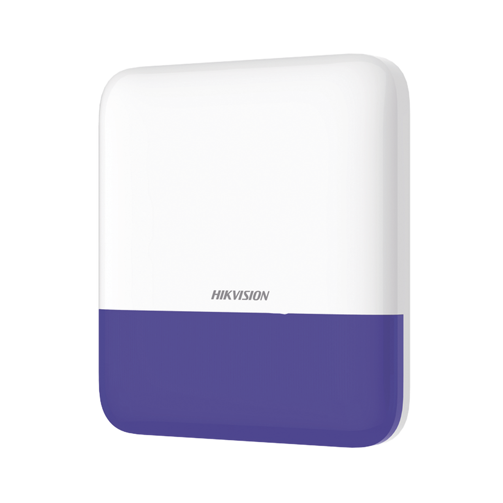 [DS-PS1-E-WB/B] DS-PS1-E-WB/B (AX PRO) Sirena Inalámbrica con Estrobo Azul para Exterior IP65 / 110 dB