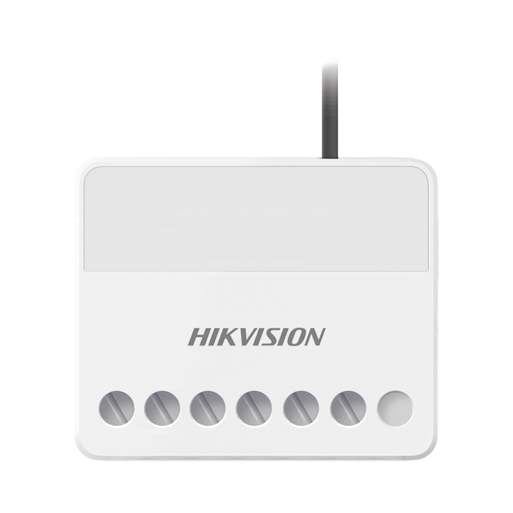 [DS-PM1-O1L-WB] DS-PM1-O1L-WB (AX PRO) Relevador Inalámbrico / 1 Entrada de Alarma 24/7 / 1 Salida de Relevador 0 a 36 Vcc (Max. 5 A)