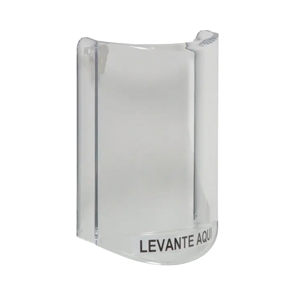 Cubierta Protectora De Policarbonato, Súper Resistente, Sin Sonido, Texto En Español, Para Botones Multiusos De STI