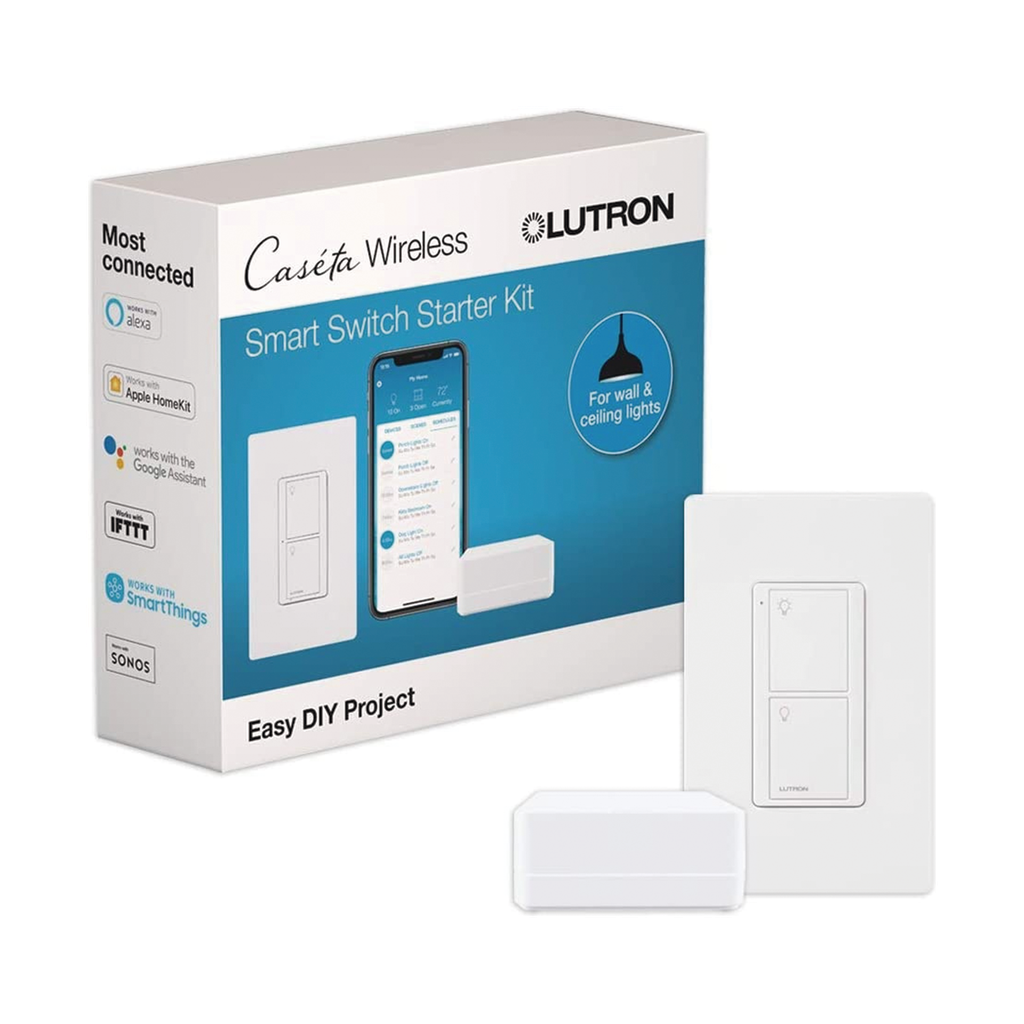 [PBDGPKG1WS] (Caseta Wireless) Kit Hub controlador, interruptor On/Off y placa.