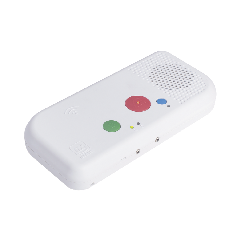 [NX0019/B] Terminal de Habitación IP / Botón Azul de Llamada a Médico / Lector RFID 125 KHz / SIP / PoE / Compatible con NX1071 y NX1075