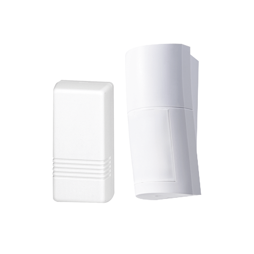 [QXI-R-WH] Detector de Movimiento Pasivo con transmisor 5816 Honeywell/ Inalámbrico / Altura de montaje 0.8m a 2.7 m  ajustable  / 100% Exterior / Compatible con serie VISTA y LYNX