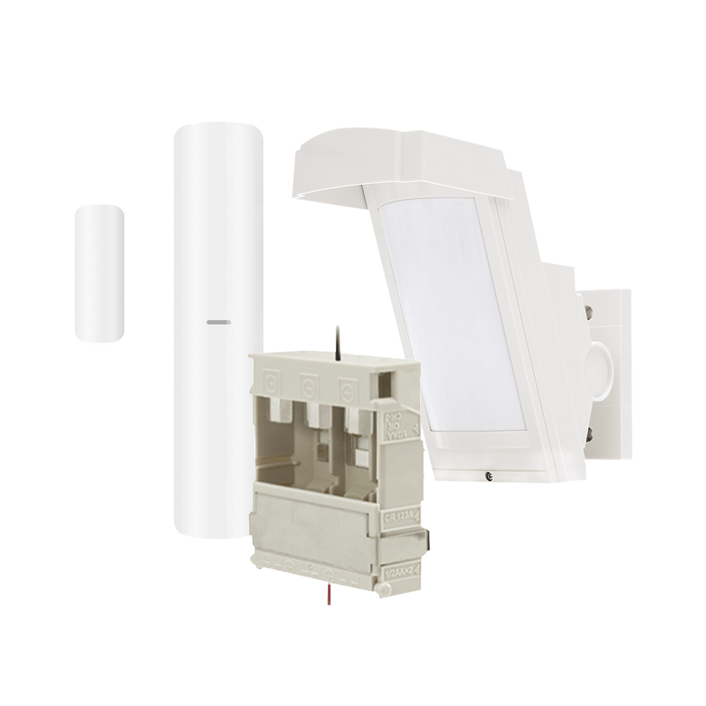 Detector de Movimiento PIR Antimascara / 100% Exterior /  Inalámbrico / Hasta 12 metros a 85°; de cobertura/ Instalación a 3 metros / Incluye transmisor DS-PDMC-EG2-WB(B) para paneles AXPRO