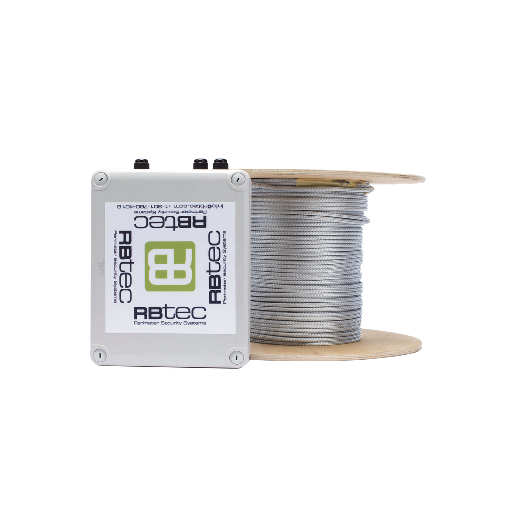 [IROC-1Z-500-V2] Kit de Cable Sensor Perimetral IRONCLAD para Cercas Ciclónicas / 152 METROS / 1 ZONA / Sin Falsas Alarmas por Viento / TODO Incluido/TARJETA LPU400/ Calibración por Software