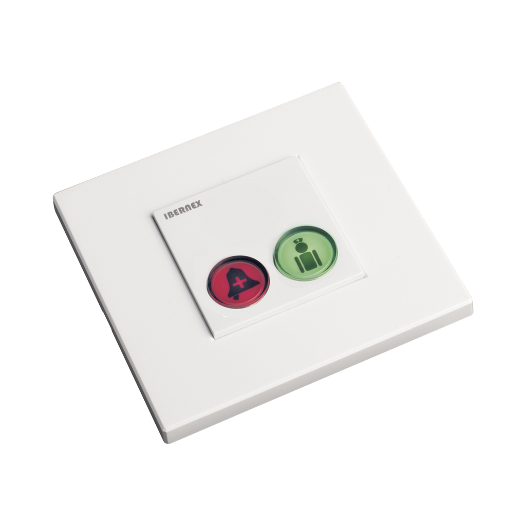 Modulo de 2 Botones iluminados con Lector RFID 125 KHz / Alarma y Cancelar / BUS RS485 / Compatible con NX0019/B, NX1021 Y NX0015