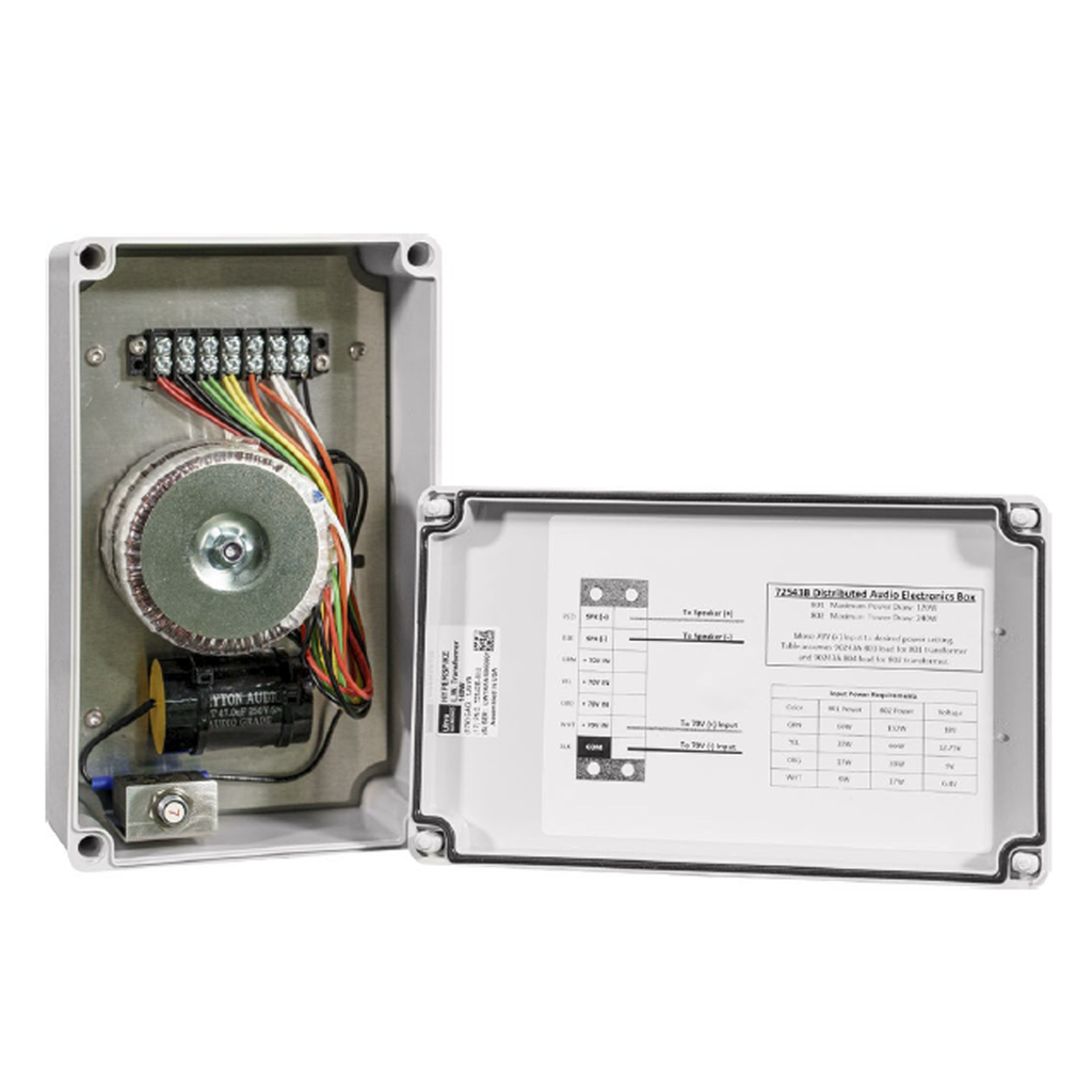 [72575B-801-L] 72575B-801-L Transformador para serie de bocinas LineWave 70 - 100 VDC