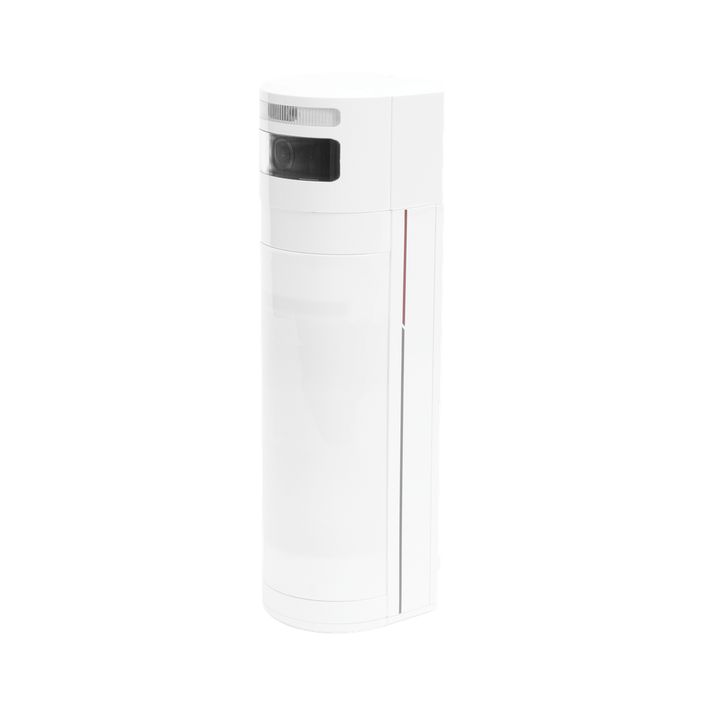 [DS-PDTT15AM-LM-CAMK] DS-PDTT15AM-LM-CAMK (AX PRO) CÁMARA + PIR Dual-Tech Exterior IP65 / Rango de Detección 15 mts / Ángulo de Cobertura Ajustable de 90° a 180° / Inmunidad a Mascotas 40 Kg