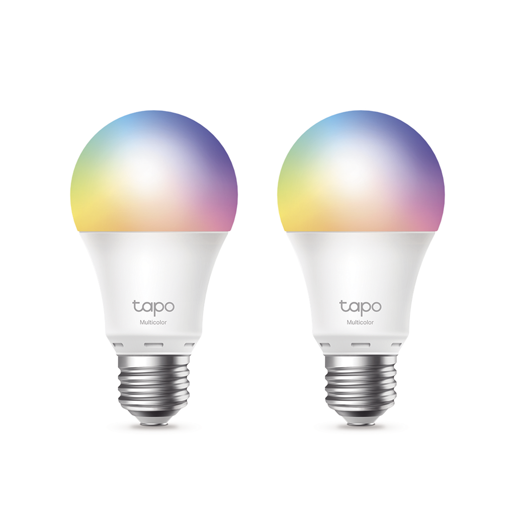 [TAPOL530E2PACK] Kit 2 Focos WIFI Multicolor, Intensidad y Color Regulables, Comandos de Voz Mediante Amazon Alexa/Google Assisten
