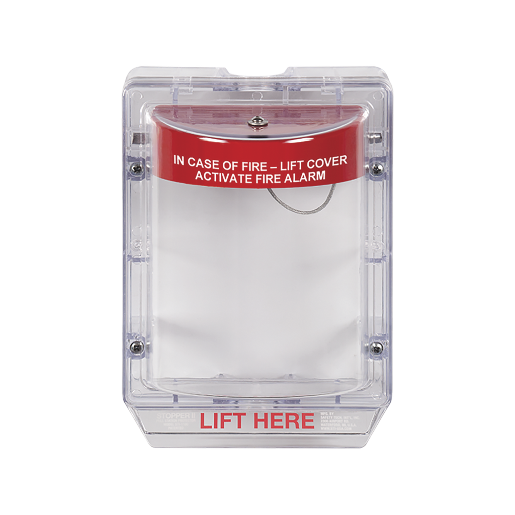 Protector para Estación de Jalón, con Espaciador, Texto en Ingles