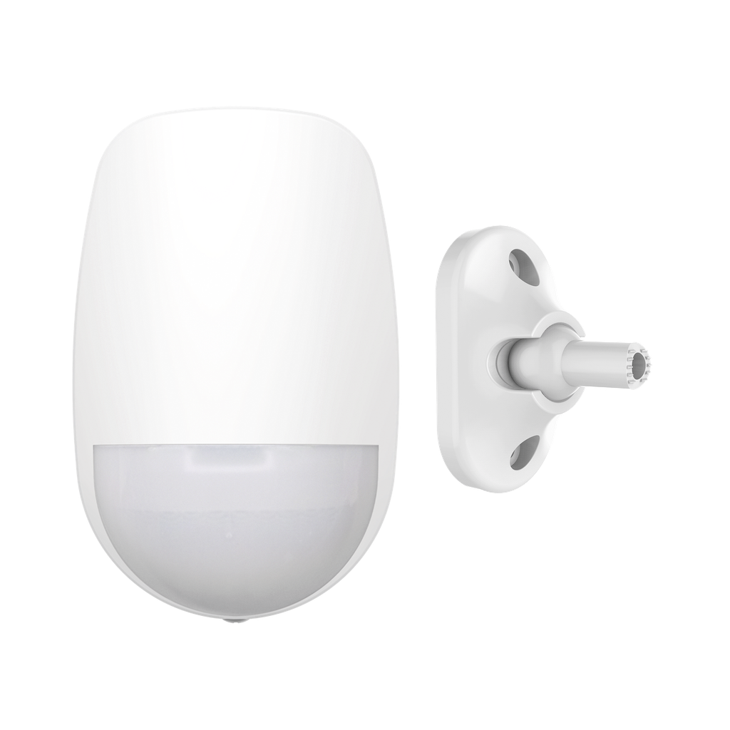 [DS-PDD12P-EG2-WB/UB] (AX PRO) Detector PIR Inalámbrico de Doble Tecnología / Inmunidad a Mascotas / Rango de Detección de 12 mts / Angulo de 85.9° de Cobertura + Montaje Universal