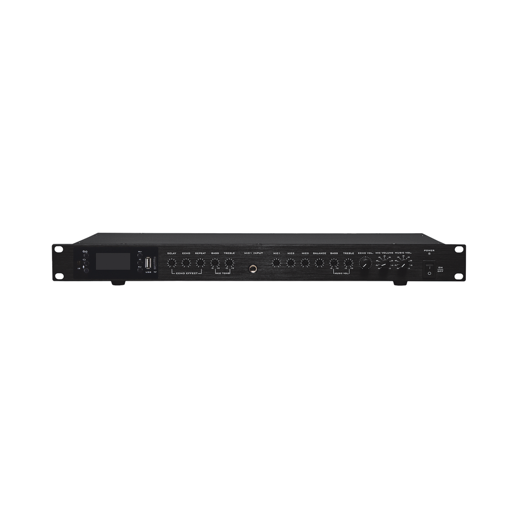 [EP2060W] EP2060W Amplificador de Audio | 2 x 60W | Baja Impedancia 4 - 8? | Reproductor Bluetooth, USB, SD | Efectos Integrados Delay, Echo, Repeat