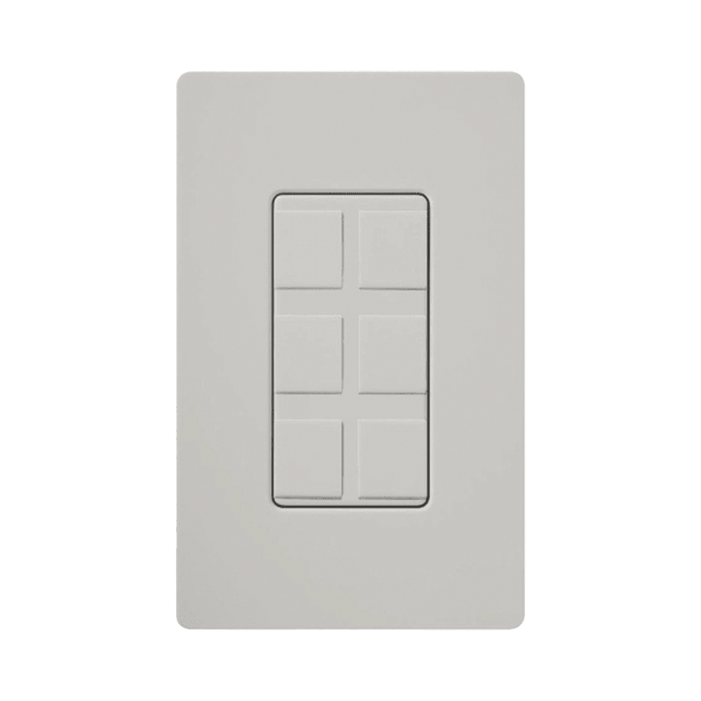 [SC6PFPD] Caja de pared para varios contactos de red o tel, 6 mini espacios