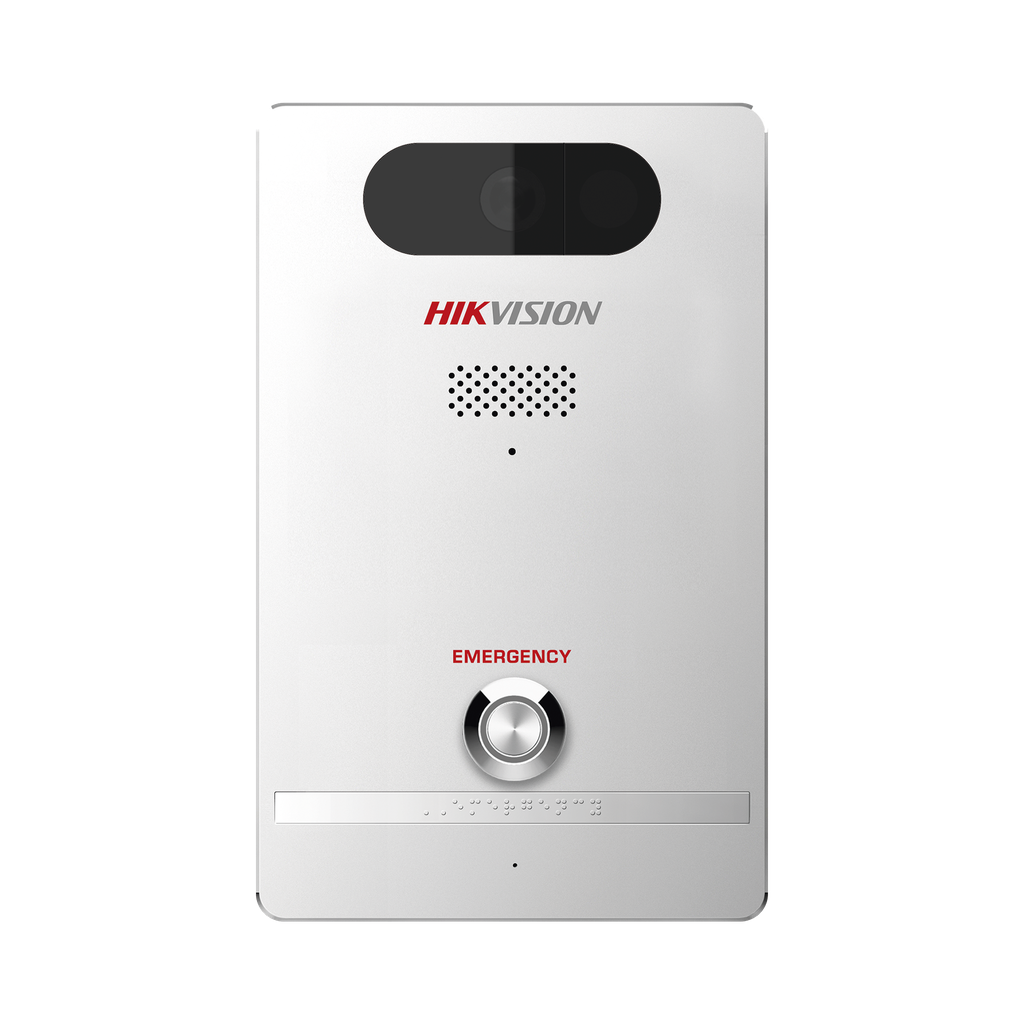 [DS-PEAP-CV1(B)] Estación de Alarma de Pánico / Cámara de 4 Megapixel / Micrófono Integrado / Exterior IP65 / Protección IK10 / PoE / 10 mts IR  / Entradas y Salidas de Alarma