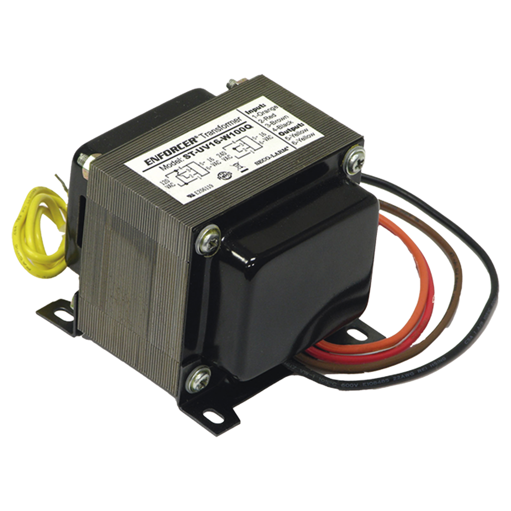 Transformador Abierto ST-UVDA-W100Q / Salida Dual 24/28VAC / 100W / Entradas 120/240VAC / Reducción EMI / Amplia Aplicabilidad