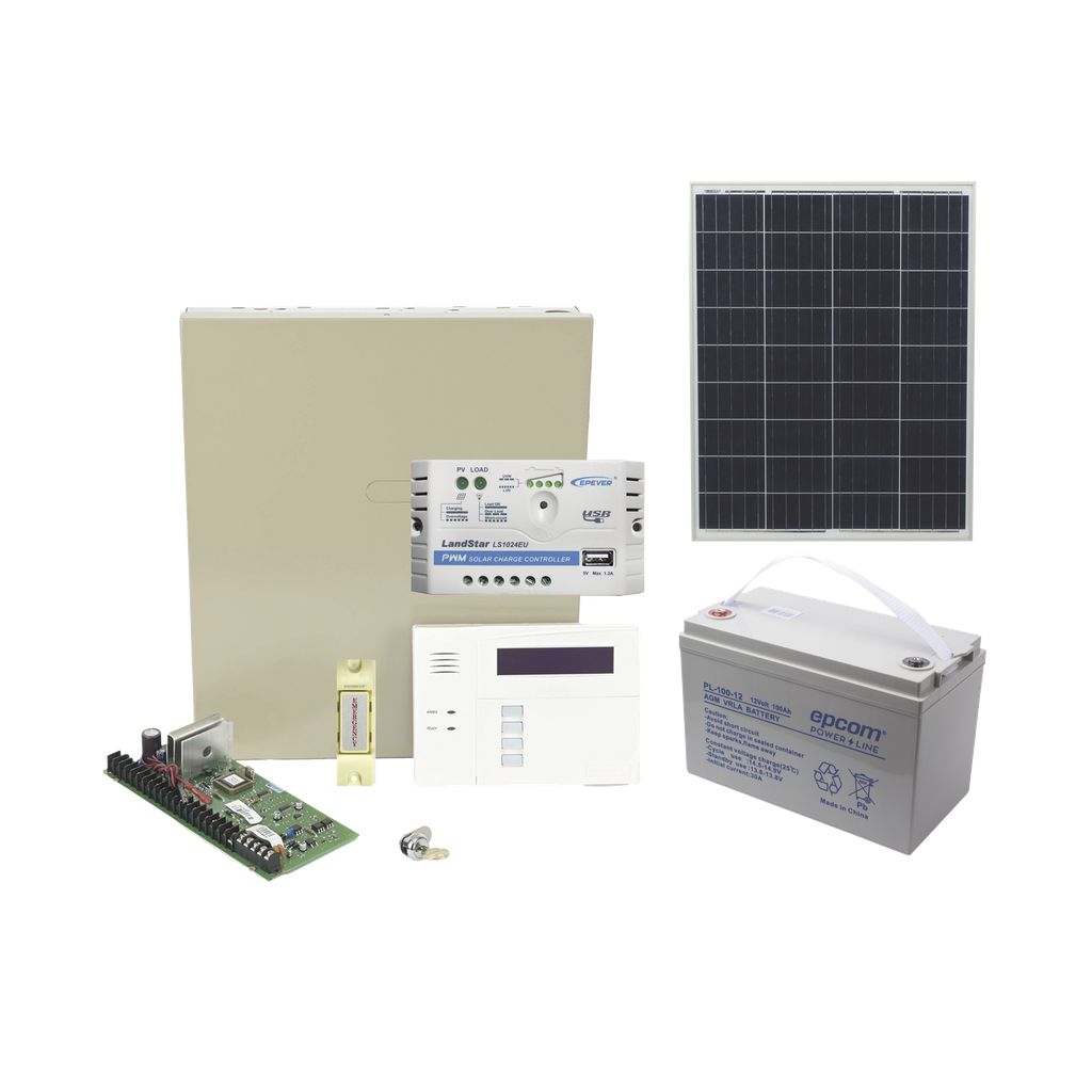 [VISTA48SOLAR/6160RF] Sistema de Alarma VISTA48LA Alimentado por Celda Solar, incluye Teclado con Receptor Inalambrico