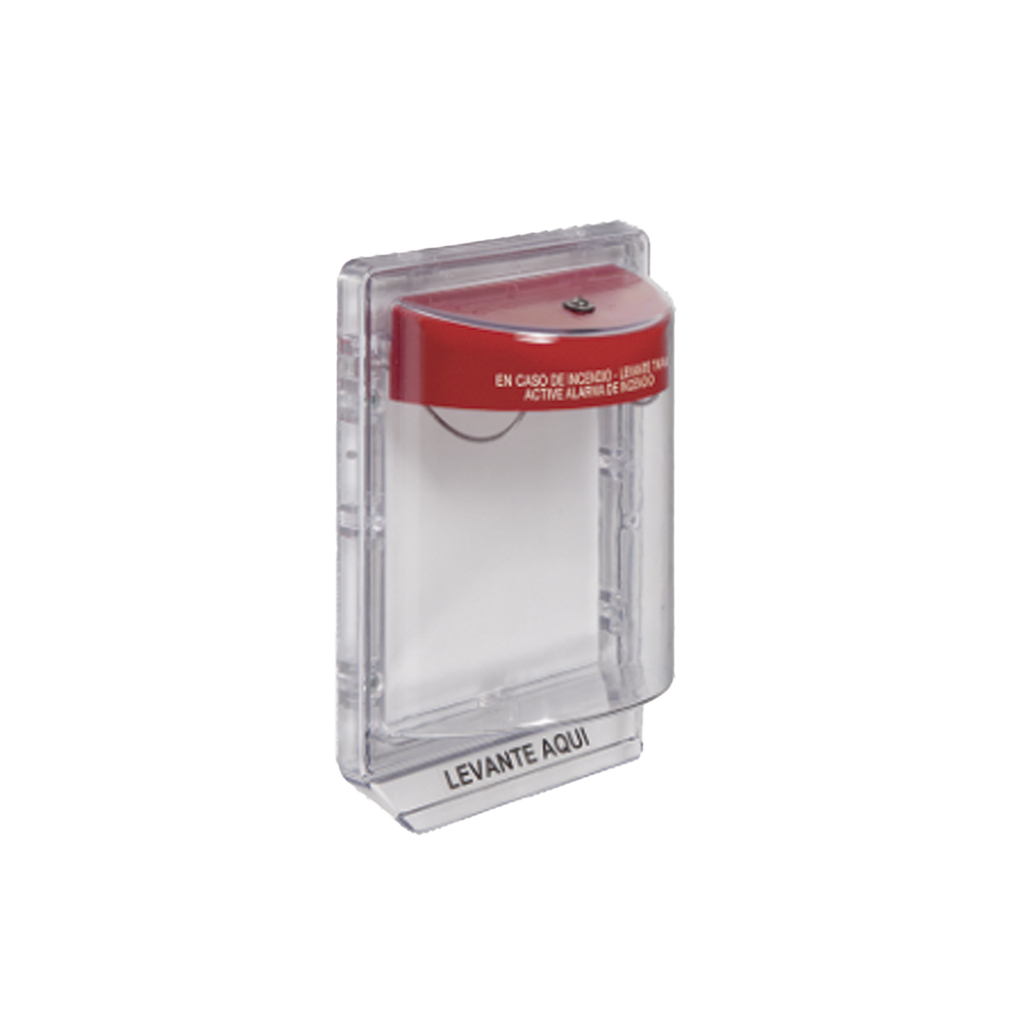 [STI-1200-ES] Protector de Policarbonato Súper Resistente para Palanca de Incendio Texto en Español