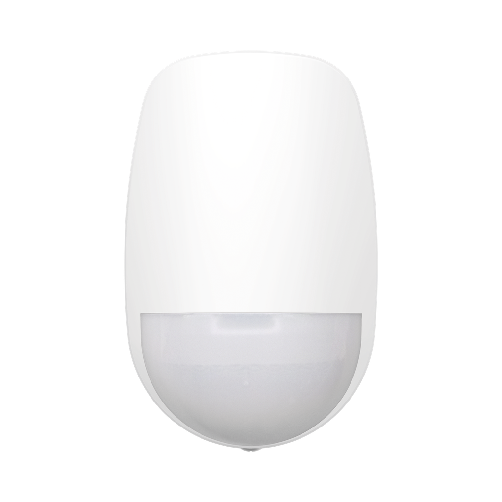 (AX PRO) Detector PIR Inalámbrico Interior serie AX PRO / Inmunidad a Mascotas / Rango de Detección de 15 mts / Angulo de 85.9° de Cobertura