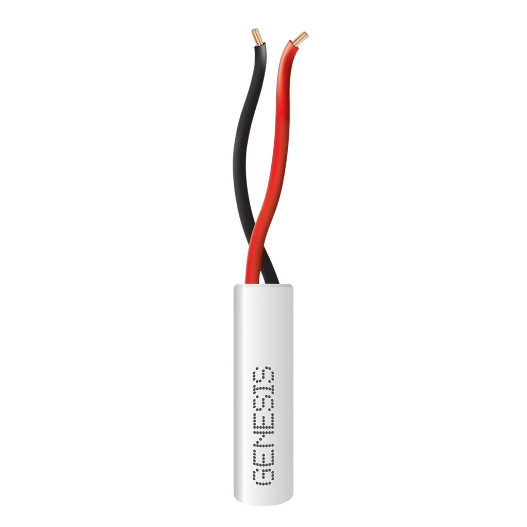 [2102-1101/1000] Bobina de 305 Metros de Cable / 2 x 22 AWG / Color Blanco / Riser / Para Sistemas de Intrusión y Automatización