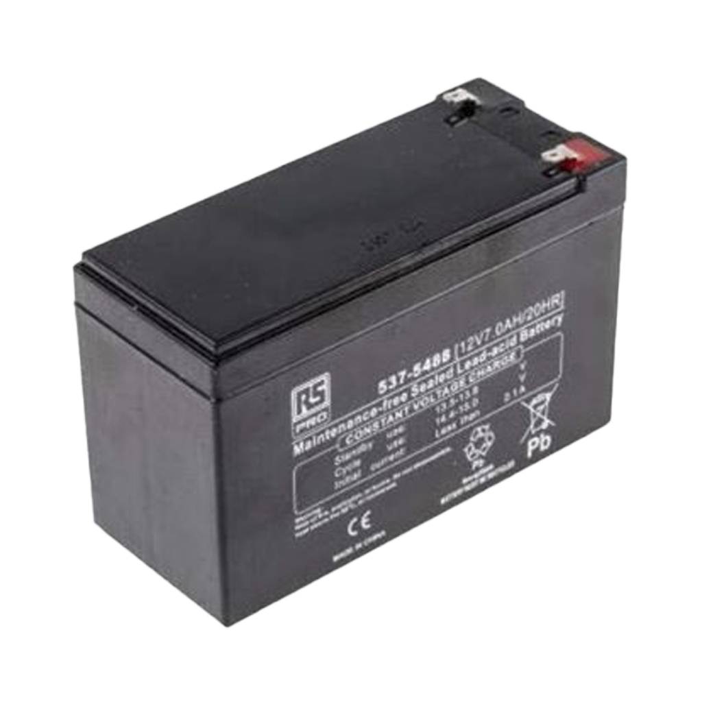 Batería de plomo ácido de 7 Ah: 12 V para MPA2 y MPA4