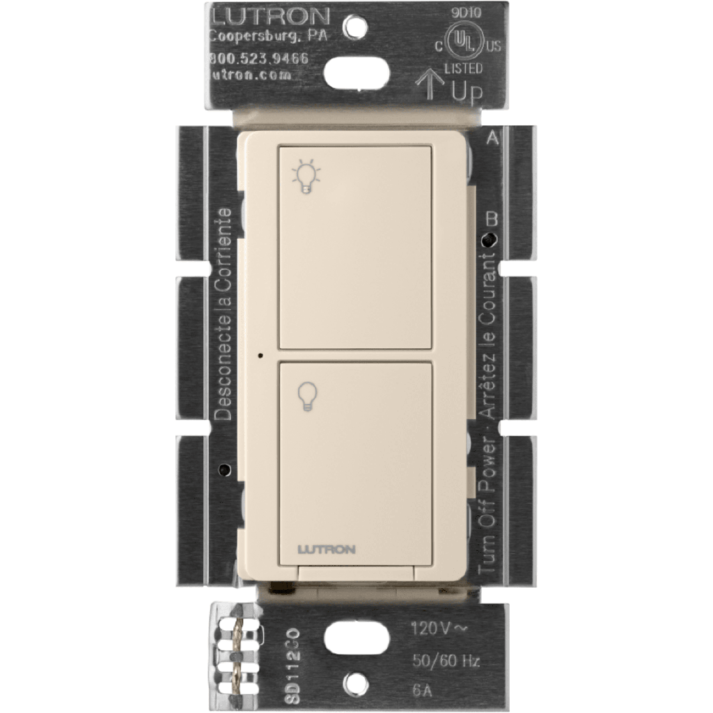 (Caseta Wireless) Interruptor Inteligente On/Off, requiere cable neutro. 6A, /120V