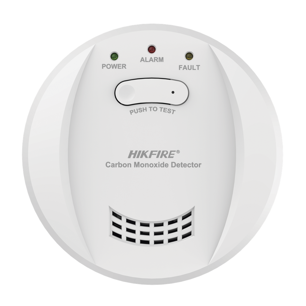 (HikFire) Detector de Monóxido de Carbono / Sensor Electroquímico Avanzado / Alarma Visual y Audible