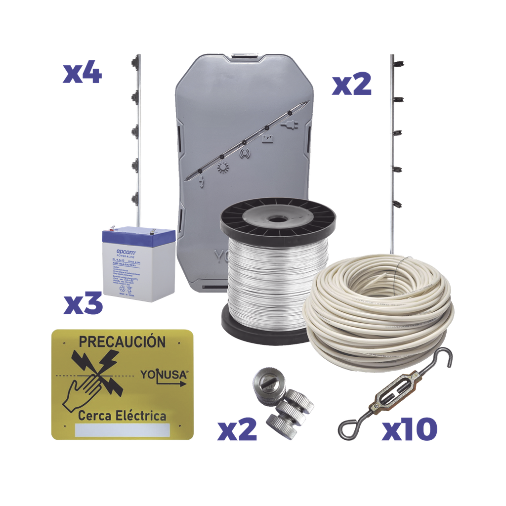 [SYSNG-HS-25M-KIT] KIT Energizador para 25 Metros de proteccion