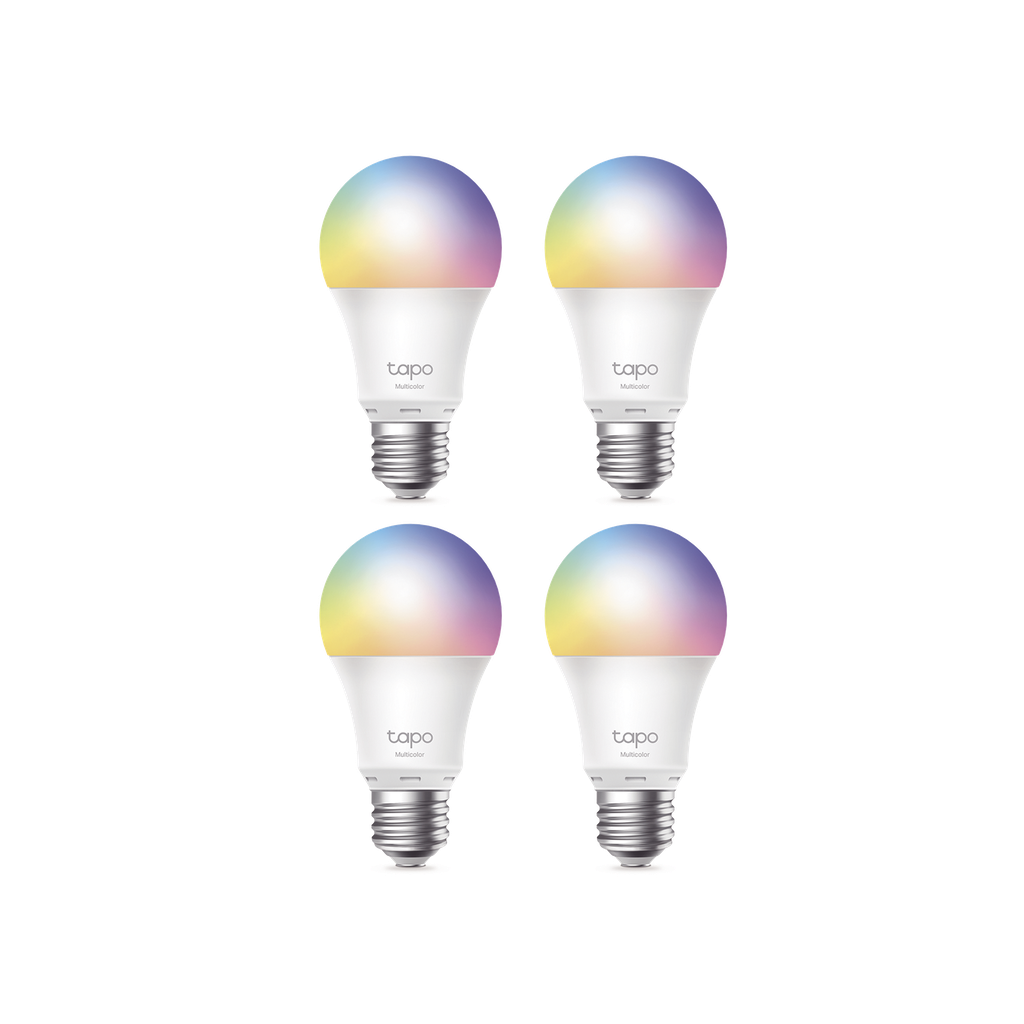 Kit 4 Focos WIFI Multicolor, Intensidad y Color Regulables, Comandos de Voz Mediante Amazon Alexa/Google Assisten