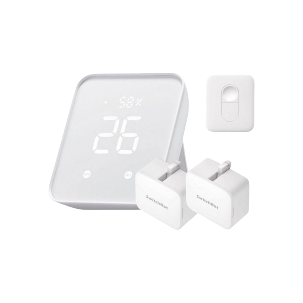 KIT Controlador HUB principal para dispositivos SwitchBot, Señal Wifi y BLUETOOTH, incluye 2 pulsadores y 1 control remoto