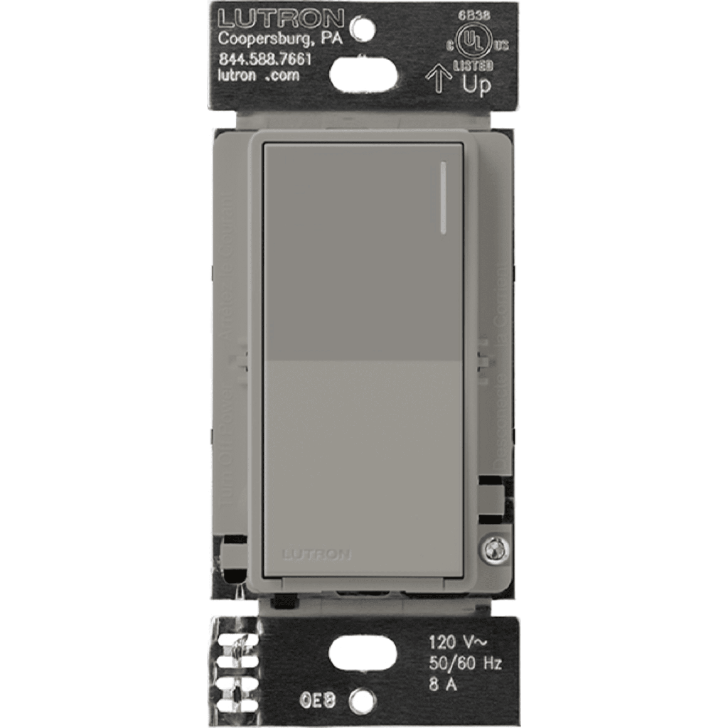 (RadioRa3) Apagador On/Off sunnata color cobblestone, 8A de iluminación, 5.8A Motor