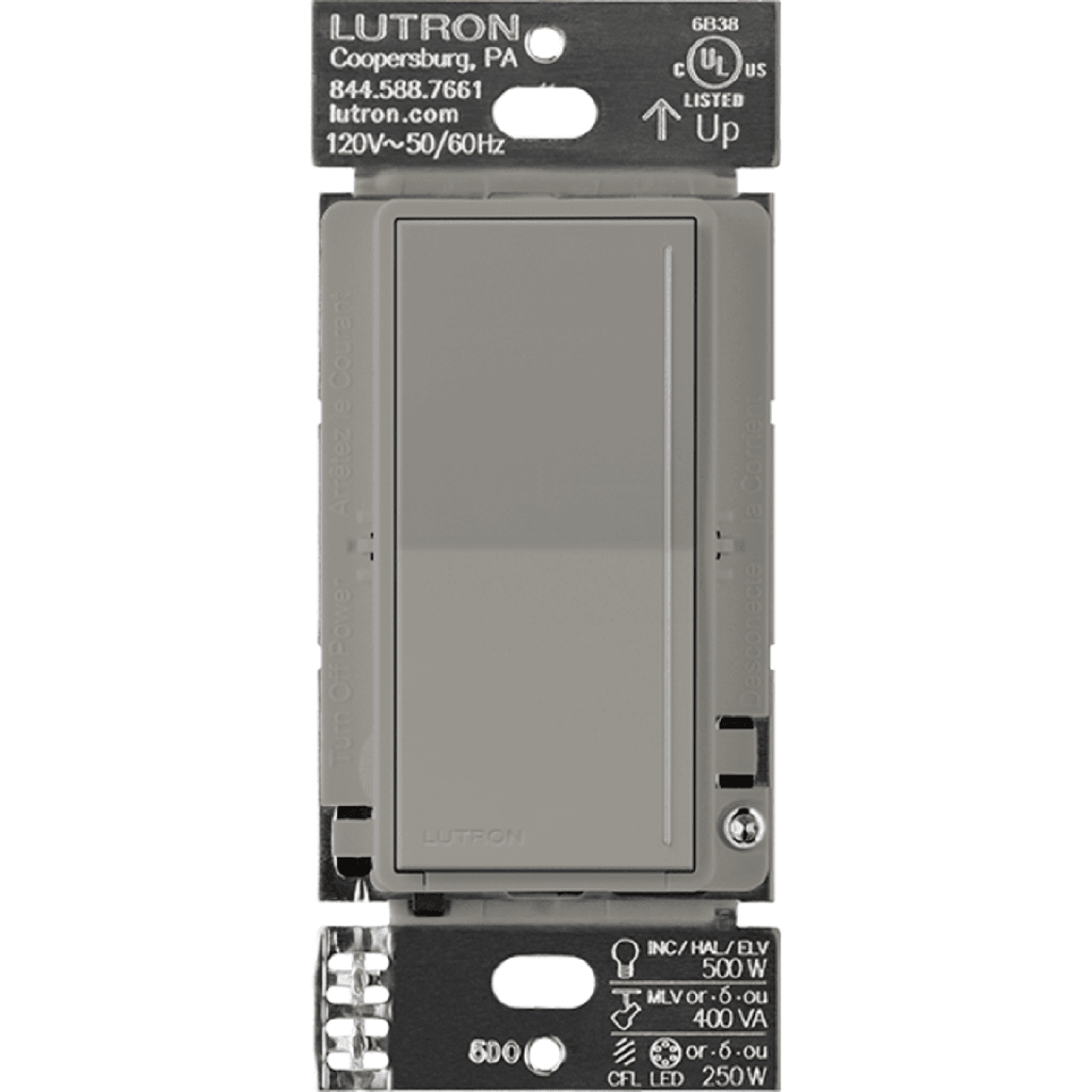 (RadioRa3) Atenuador táctil Sunnata Dimmer PRO color cobblestone, requiere cable neutro / soporta 250W LED