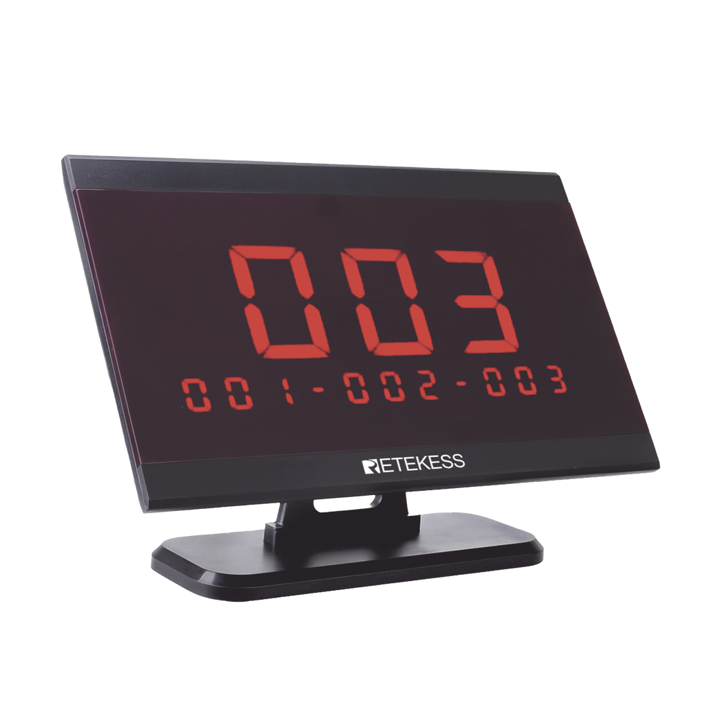 Pantalla receptora inalambrica para sistema de llamada de asistencia