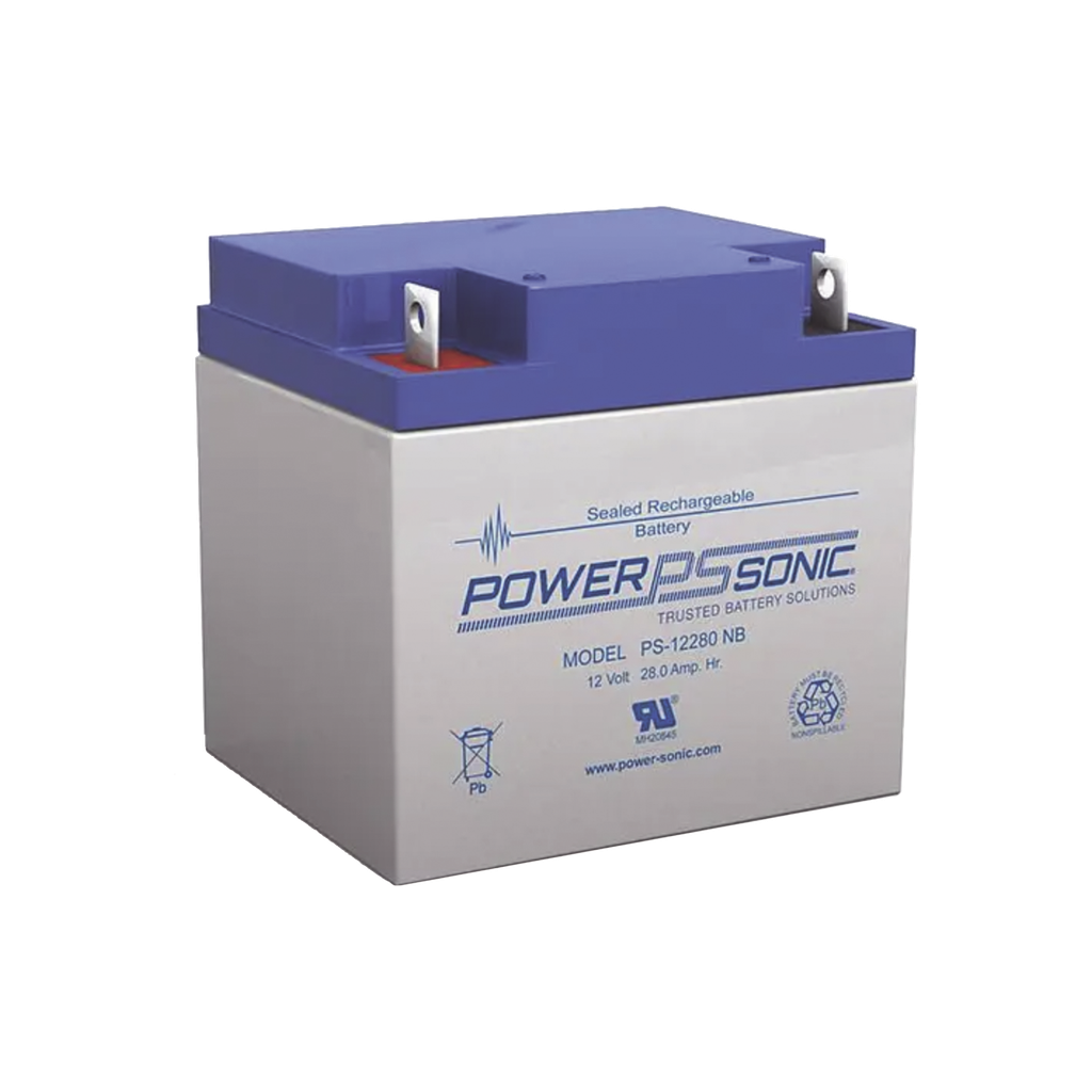 Batería 12V, 28AH, Para Respaldo, Tecnologías AGM/VRLA, 5 Años Vida Útil, Terminales NB, Reconocida UL