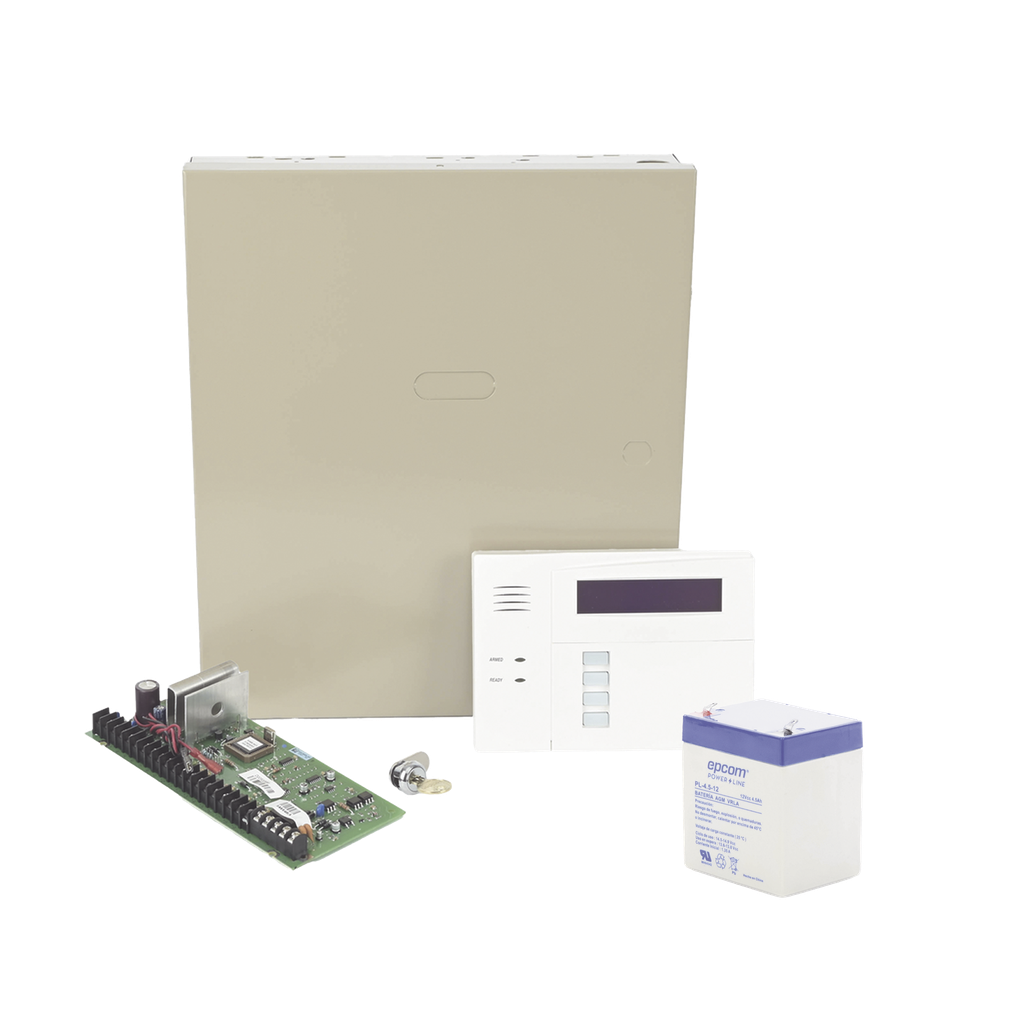 [VISTA48LANB/6160RF] VISTA48LANB/6160RF Kit de Panel de Alarma VISTA48LA con Gabinete, Teclado programador y Batería