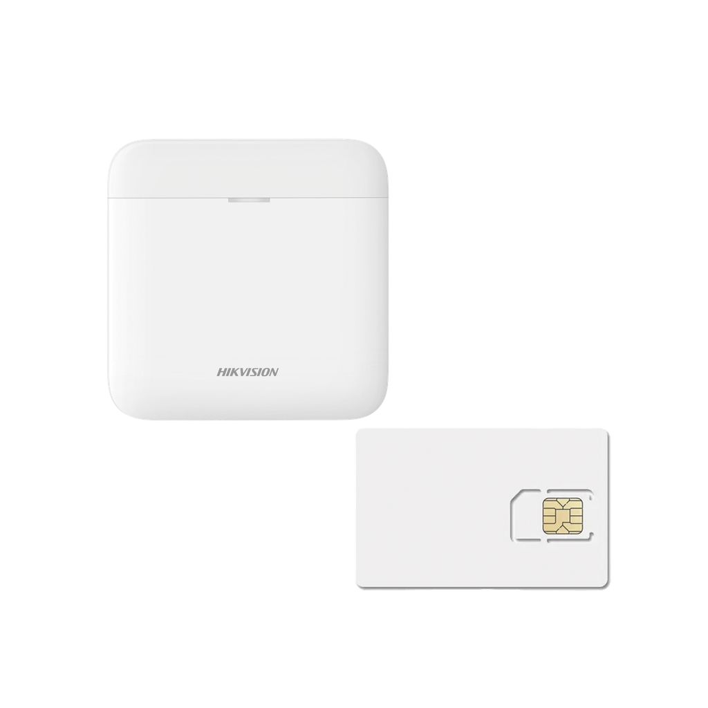 [AXPRO-KIT-GSM-1Y] (AX PRO) KIT de Alarma AX PRO / Incluye: 1 Hub con batería de respaldo / 1 año de Servicio de Datos 600MB / Wi-Fi / 3G/4G / Compatible con Hik-Connect P2P