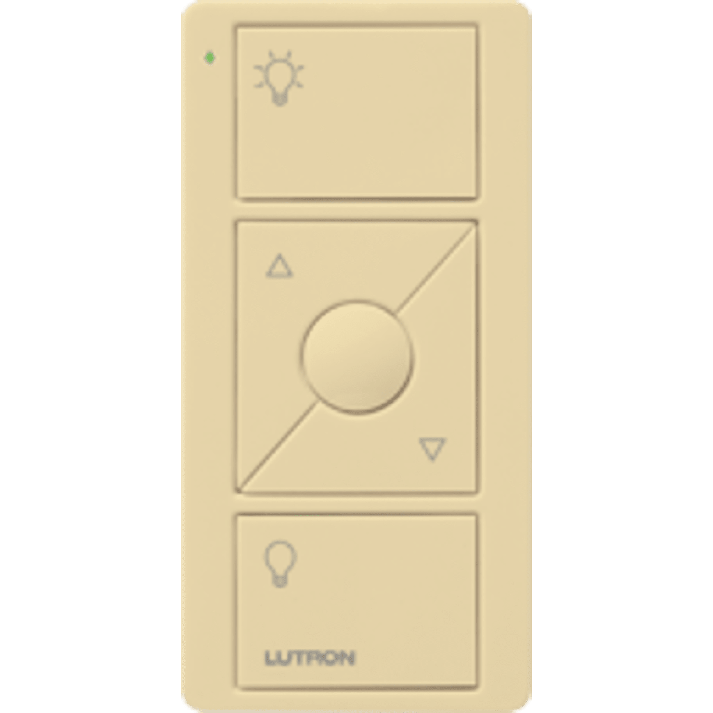 Control remoto PICO 3 botones encender/apagar, subir/bajar intensidad, color blanco, complemente con un atenuador Caseta, RA2, RadioRa2.