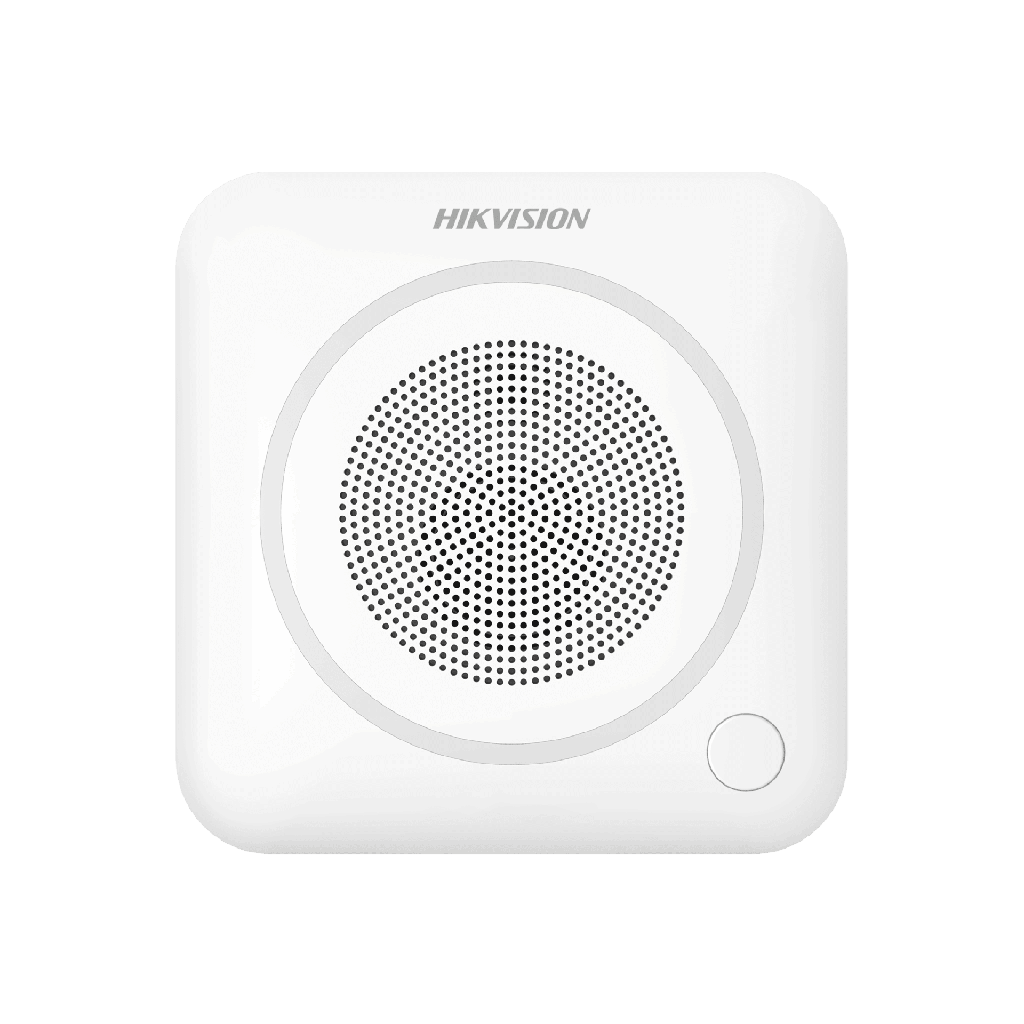 DS-PS403I-WB (AX PRO) Sirena Inalámbrica Interior / 105dB / Audio Intercom 85 dB / LED de Alerta