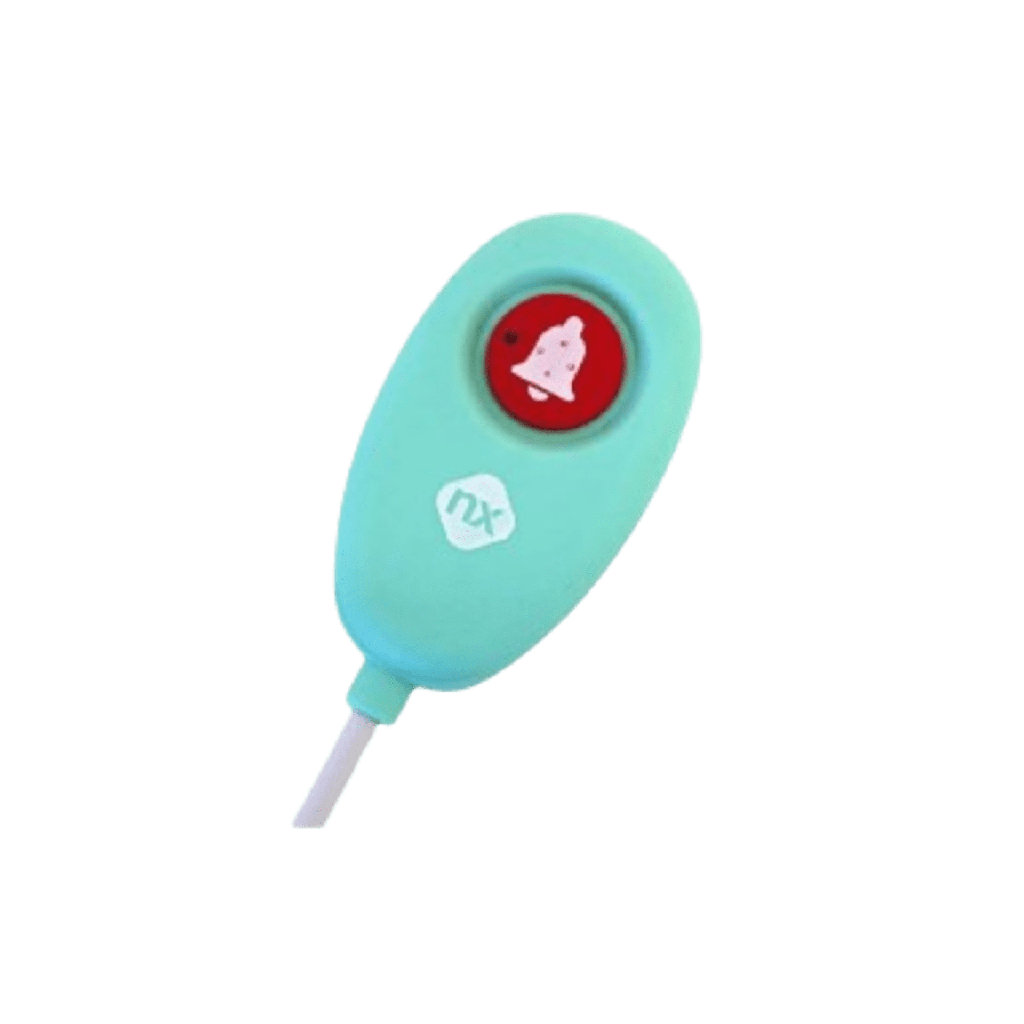 [NX8809/C] Pulsador de alarma para Terminal de Cama / Sumergible IP66 / LED de Aviso / Desconexión de Cable Alarma / Material Silicona Antibacteriana / Longitud Cable 3 m