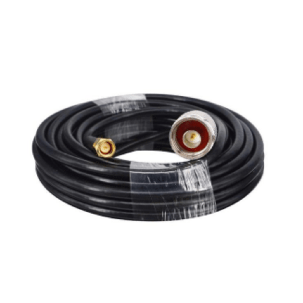[NX9775/C10] Cable Coaxial 10 Metros / Baja Pérdida / Diámetro 5 mm / Impedancia 50 ? / Apantallamiento >90dB / Operación 5-3000 MHz / Conectores N y SMA Macho / Compatible NX9775 NX9776 NX9783