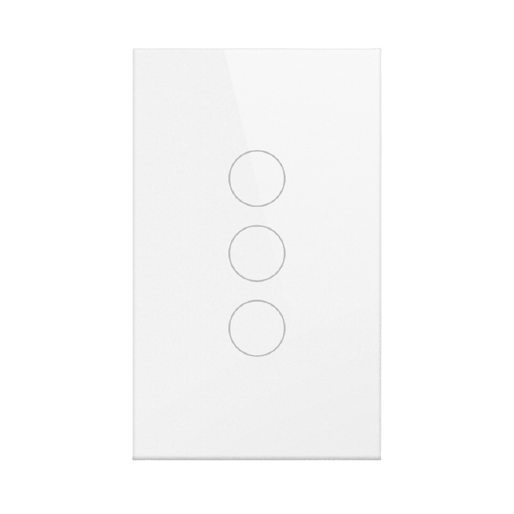 (Wifi) Apagador switch inalámbrico WIFI, control de 3 regresos de carga, 110V