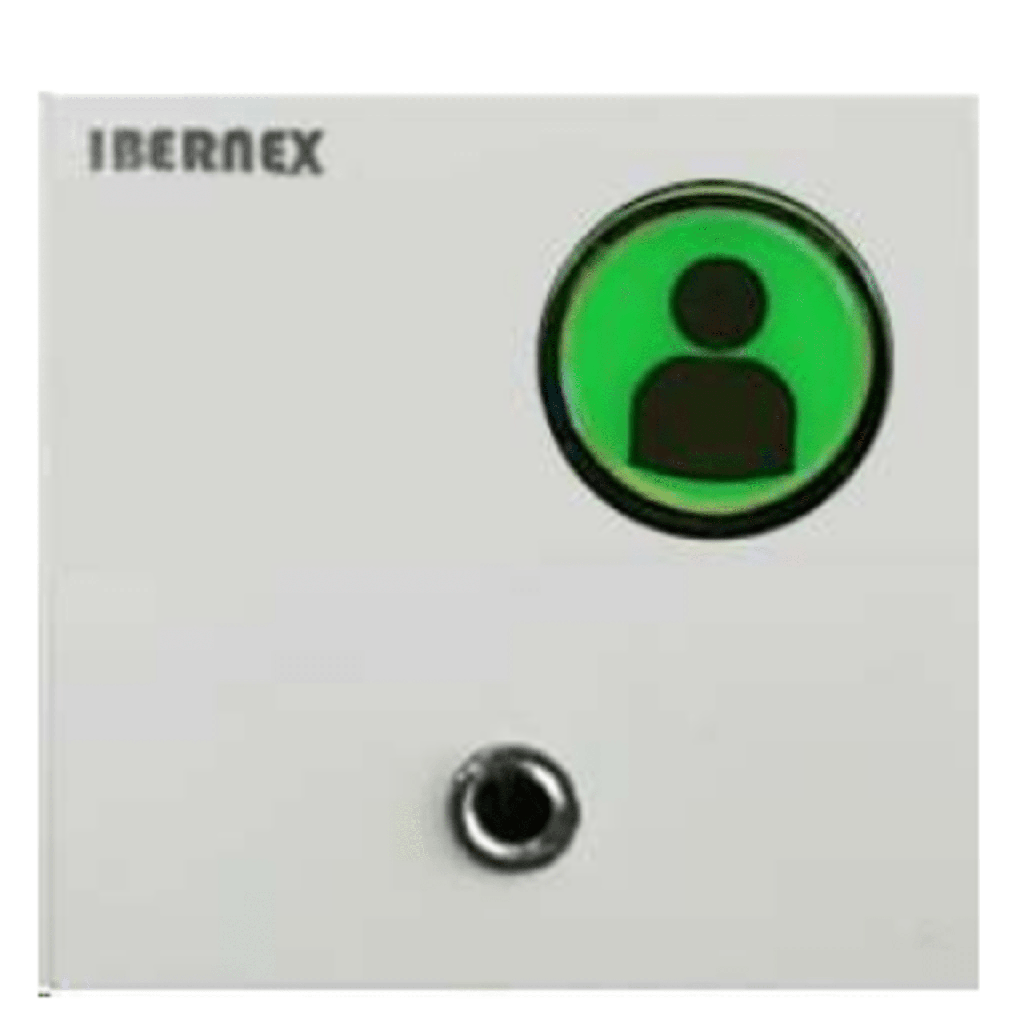 Módulo de 1 botón para empotrar con conexión Jack para pulsadores de cama NX0881 CON LECTOR RFID y señalización acustica